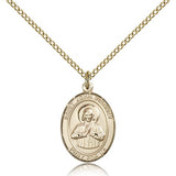 St. John Vianney Medal, Gold Filled, Medium - Gold-tone
