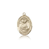 St. Catherine Laboure Medal, 14 Karat Gold, Medium - 14 KT Yellow Gold