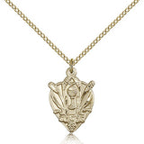 Communion Medal, Gold Filled - Gold-tone