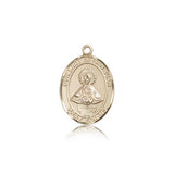 Our Lady of San Juan Medal, 14 Karat Gold, Medium - 14 KT Yellow Gold