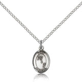 First Penance Medal, Sterling Silver - 18" 1.2mm Sterling Silver Chain + Clasp