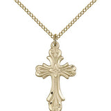 Cross Pendant, Gold Filled - Gold-tone