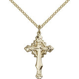 Cross Pendant, Gold Filled - Gold-tone