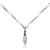 Infant Medal, Sterling Silver - 18" 1.2mm Sterling Silver Chain + Clasp