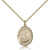 Our Lady of the Railroad Medal, Gold Filled, Medium - Gold-tone
