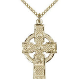 Kilklispeen Cross Pendant, Gold Filled - Gold-tone