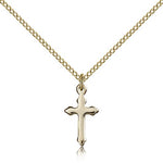 Cross Pendant, Gold Filled - Gold-tone