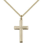 Cross Pendant, Gold Filled - Gold-tone