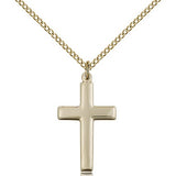 Cross Pendant, Gold Filled - Gold-tone