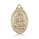 Jewish Protection Medal, 14 Karat Gold - 14 KT Yellow Gold