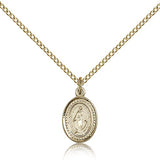 Miraculous Medal, Gold Filled - Gold-tone