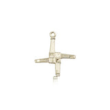 St. Brigid Cross Pendant, 14 Karat Gold - 14 KT Yellow Gold