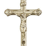 Crucifix Pendant, 14 Karat Gold - 14 KT Yellow Gold