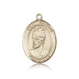 St. Edward the Confessor Medal, 14 Karat Gold, Large - 14 KT Yellow Gold