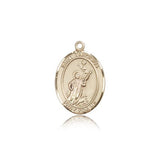 St. Tarcisius Medal, 14 Karat Gold, Medium - 14 KT Yellow Gold