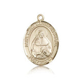 Marie Magdalen Postel Medal, 14 Karat Gold, Large - 14 KT Yellow Gold