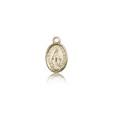 Miraculous Medal, 14 Karat Gold - 14 KT Yellow Gold