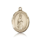 Our Lady of Fatima Medal, 14 Karat Gold, Large - 14 KT Yellow Gold