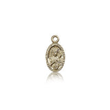 Our Lady of Czestochowa Medal, 14 Karat Gold - 14 KT Yellow Gold