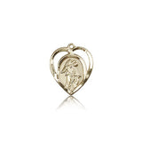 Guardian Angel Medal, 14 Karat Gold - 14 KT Yellow Gold