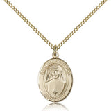 St. Maria Faustina Medal, Gold Filled, Medium - Gold-tone