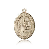 San Juan De La Cruz Medal, 14 Karat Gold, Large - 14 KT Yellow Gold