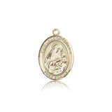 Our Lady of Grapes Medal, 14 Karat Gold, Medium - 14 KT Yellow Gold
