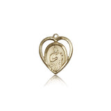 St. Jude Medal, 14 Karat Gold - 14 KT Yellow Gold