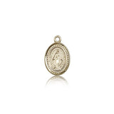 Miraculous Medal, 14 Karat Gold - 14 KT Yellow Gold