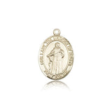 Our Lady of Knots Medal, 14 Karat Gold, Medium - 14 KT Yellow Gold