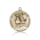 St. Ann Medal, 14 Karat Gold - 14 KT Yellow Gold