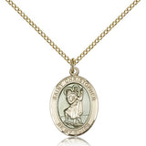 St. Christopher Medal, Gold Filled, Medium - Gold-tone