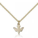 Holy Spirit Medal, Gold Filled - Gold-tone