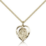 Guardian Angel Medal, Gold Filled - Gold-tone