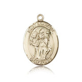 St. Boniface Medal, 14 Karat Gold, Large - 14 KT Yellow Gold