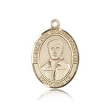 Blessed Pier Giorgio Frassati Medal, 14 Karat Gold, Large - 14 KT Yellow Gold