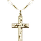 Cross Pendant, Gold Filled - Gold-tone