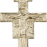 San Damiano Medal, 14 Karat Gold - 14 KT Yellow Gold