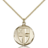 Episcopal Medal, Gold Filled - Gold-tone