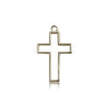 Cross Pendant, 14 Karat Gold - 14 KT Yellow Gold