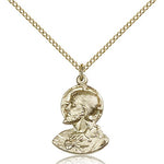 Head of Christ Medal, Gold Filled - Gold-tone