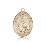 St. James the Lesser Medal, 14 Karat Gold, Large - 14 KT Yellow Gold