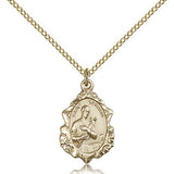 St. Gerard Medal, Gold Filled - Gold-tone