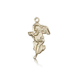 Guardian Angel Medal, 14 Karat Gold - 14 KT Yellow Gold