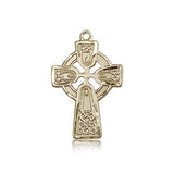 Celtic Cross Pendant, 14 Karat Gold - 14 KT Yellow Gold