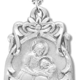 Women's St. Anne Necklace, Sterling Silver with Chain Options