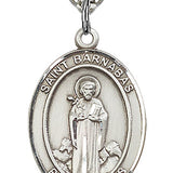 St. Barnabas Medal, Sterling Silver, Large