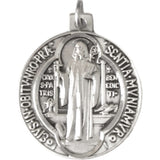 St. Benedict Medal, Sterling Silver - No Chain