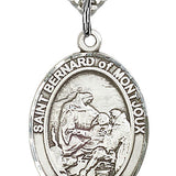 St. Bernard of Montjoux Medal, Sterling Silver, Large