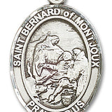 St. Bernard of Montjoux Medal, Sterling Silver, Large - No Chain